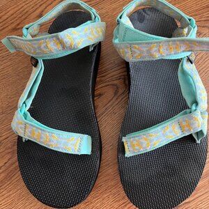Teva Sandals Women's Mint Green Size 9